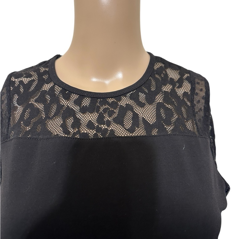 Anatomie Black Lace Detail Blouse - Picture 3 of 6